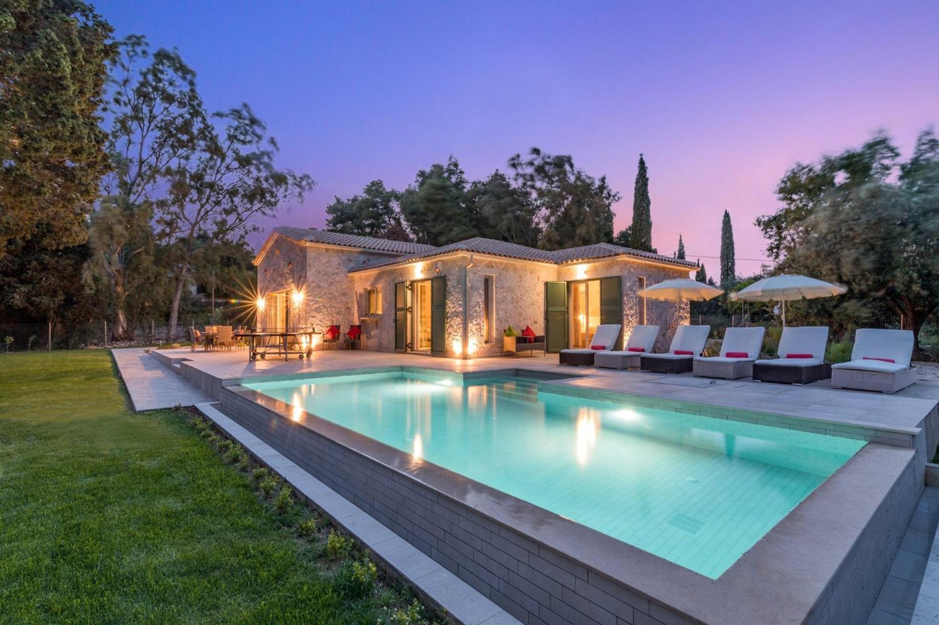 Astarte Villas - Laalu Private Villa With Pool Koukounariá Eksteriør bilde