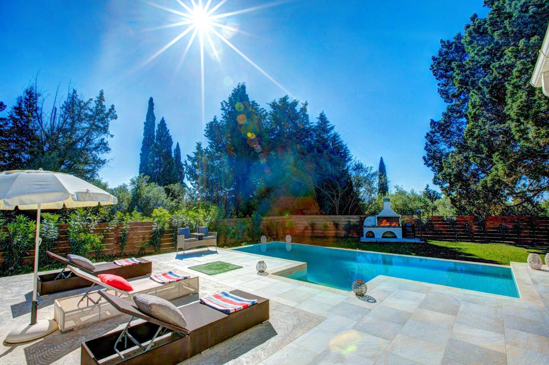 Astarte Villas - Laalu Private Villa With Pool Koukounariá Eksteriør bilde