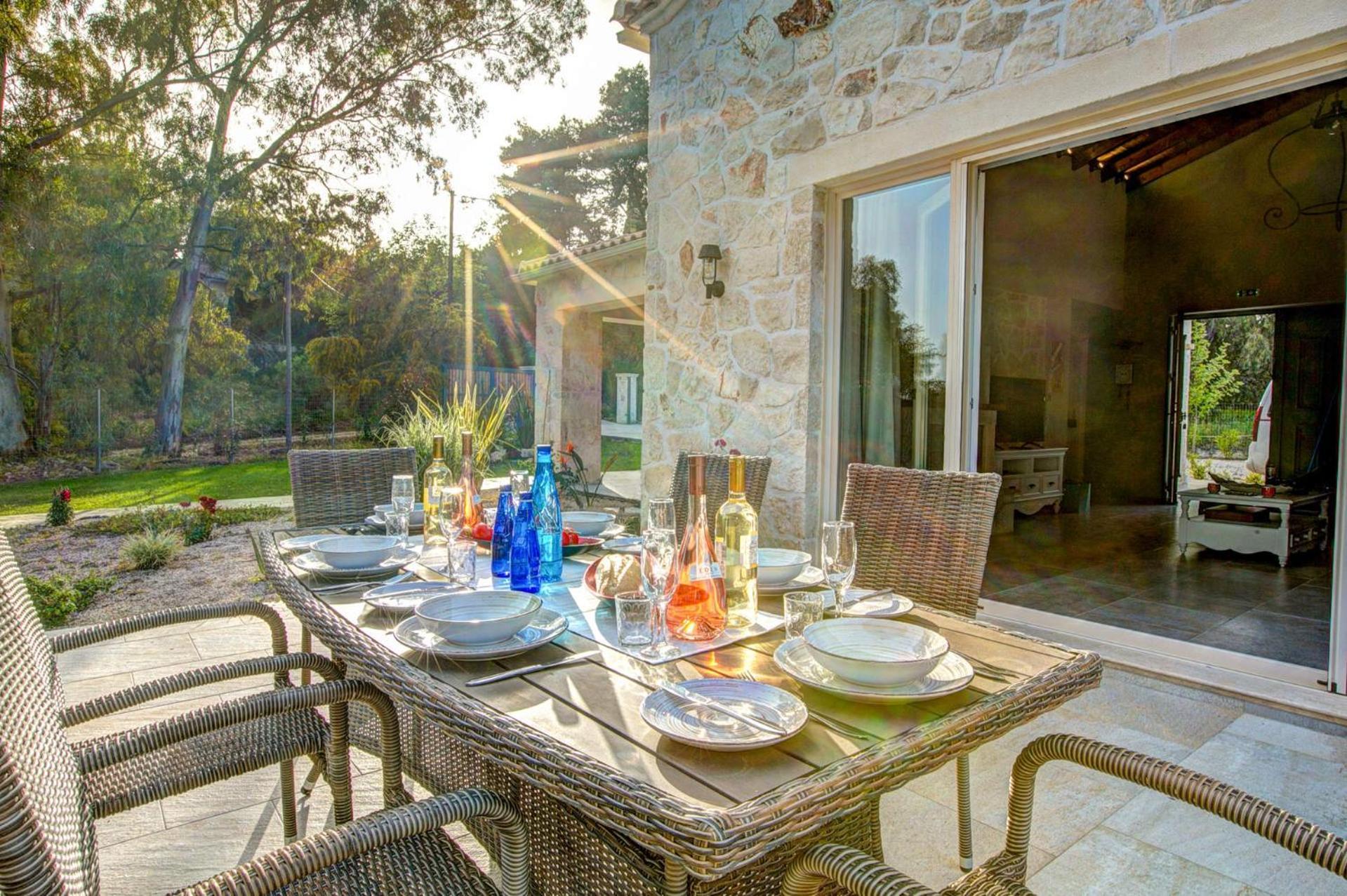 Astarte Villas - Laalu Private Villa With Pool Koukounariá Eksteriør bilde
